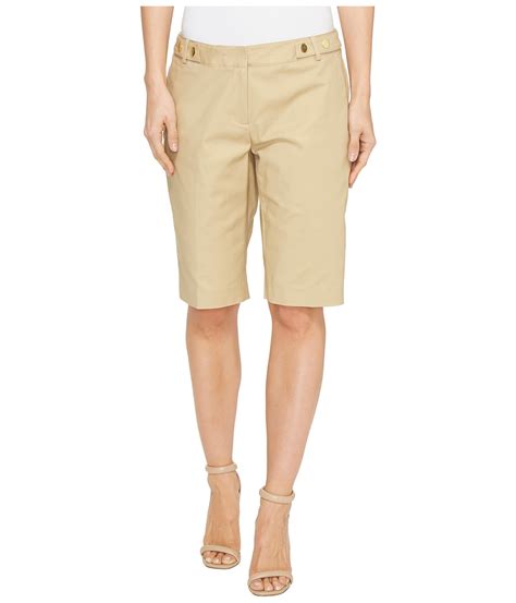 michael kors green shorts|michael kors women's bermuda shorts.